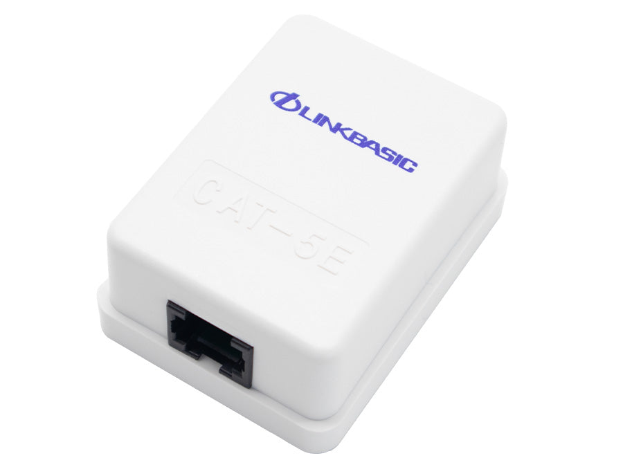Linkbasic Cat5e Single Surface Mount Box