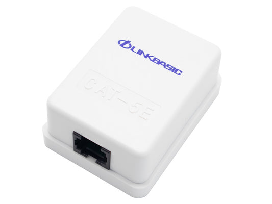 Linkbasic Cat5e Single Surface Mount Box