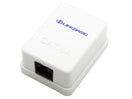Linkbasic Cat6a Single Surface Mount Box