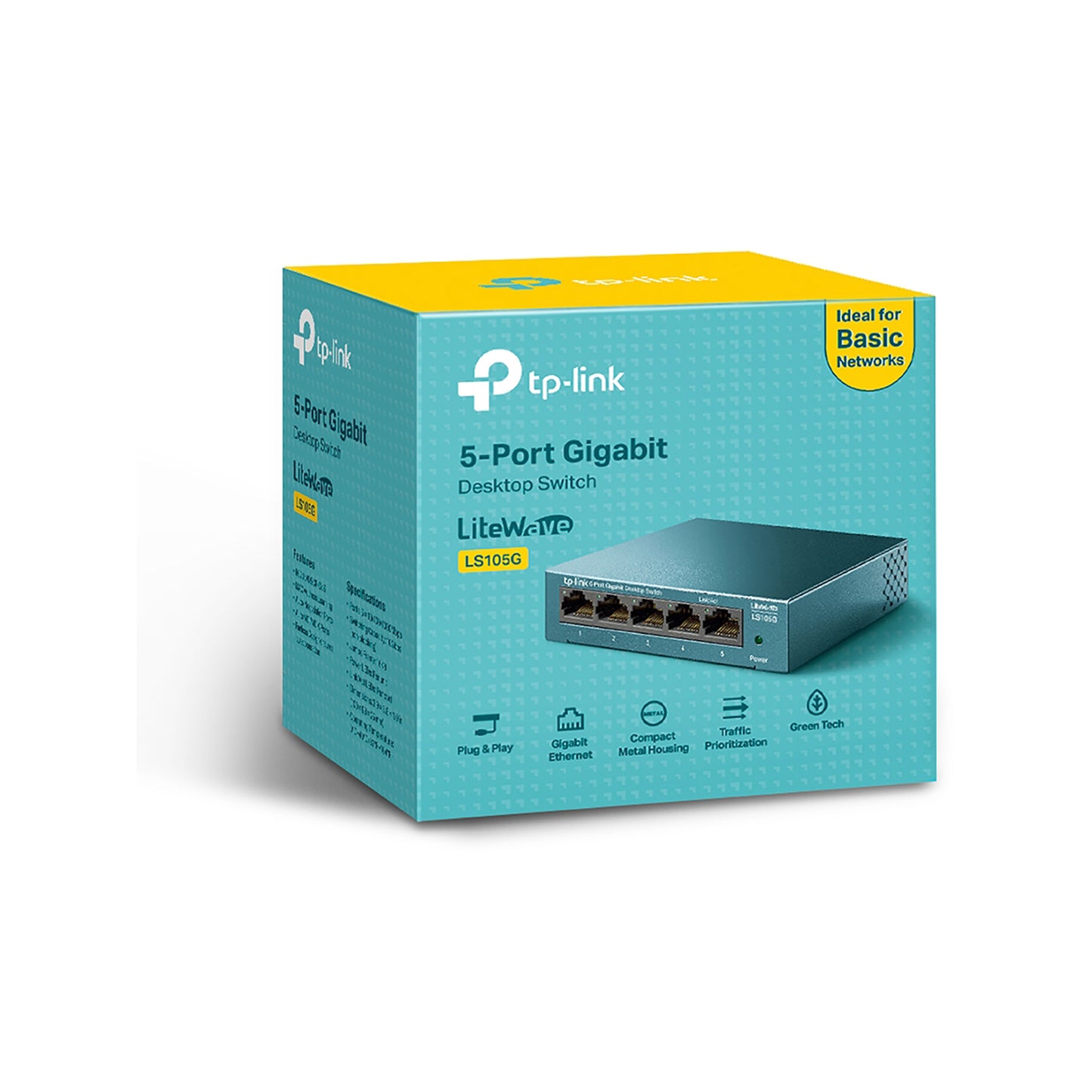 TP-Link 5 Port Gigabit Unmanaged Desktop Switch