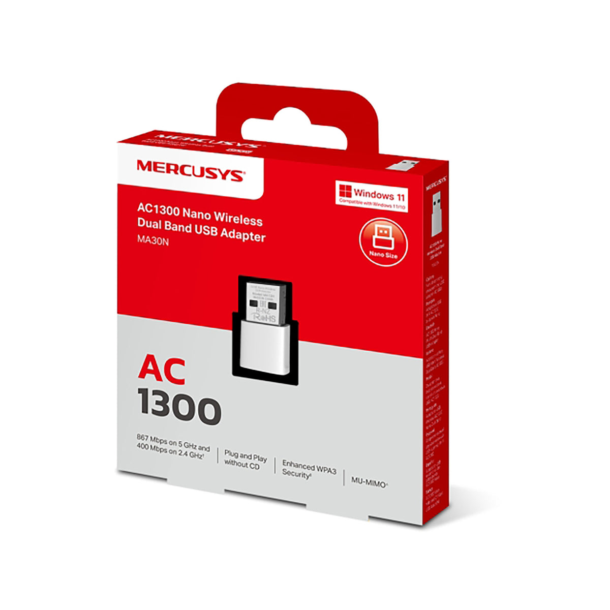 Marcus's AC1300 Nano Wireless Dual Band USB Adapter