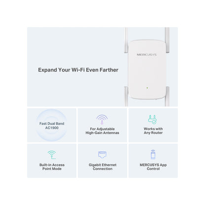 Mercusys AC1900 Wi-Fi 5 Range Extender