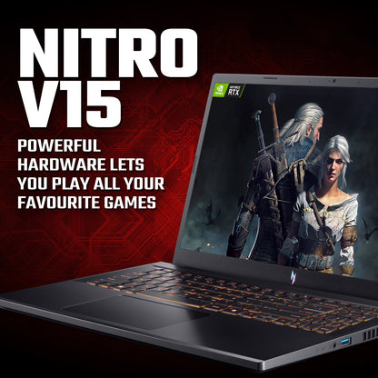 Acer NITRO V 15 Gaming Laptop 15.6″ | Intel Core 5 210H | 16GB | 512GB | RTX 4050 6GB | Windows 11 Home
