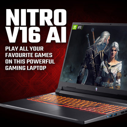 Acer NITRO V 16 Gaming Laptop 16″ | AMD Ryzen 5 | 16GB |1TB | RTX 5060 8GB | Windows 11 Home