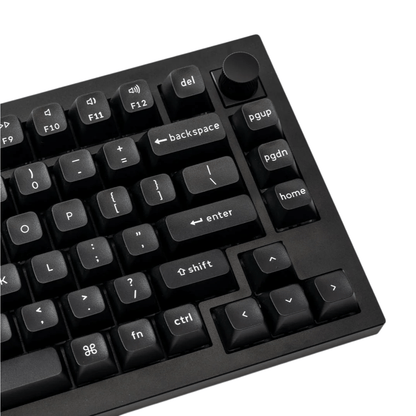 Keychron double Shot KSA PBTFull Keycap Set - White On Black