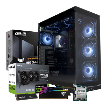 PCBuilder Ryzen 7 9850X3D ODYSSEY Windows 11 Gaming PC