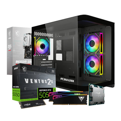 PCBuilder Ryzen 5 8400F RECON Windows 11 Gaming PC