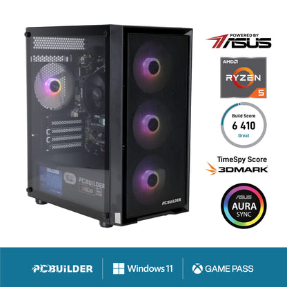 PCBuilder Ryzen 5 5500 STALKER Windows 11 Gaming PC