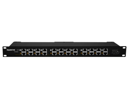 12 Port Gigabit Passive PoE Injector