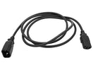 1.8m Male - Female IEC Power Lead