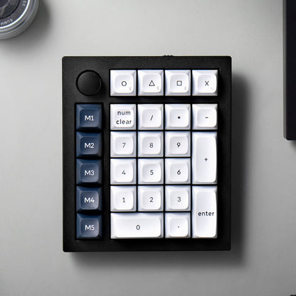 Keychron Q0 Max QMK Gateron Jupiter Banana RGB Wireless Custom Number Pad Shell White