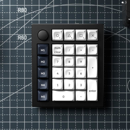 Keychron Q0 Max QMK Gateron Jupiter Banana RGB Wireless Custom Number Pad Shell White