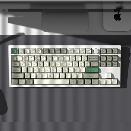 Keychron Q3 Max 80% Full Assembled Knob Red Switch Hot-Swap Gateron Jupiter RGB Wireless Keyboard - Shell White