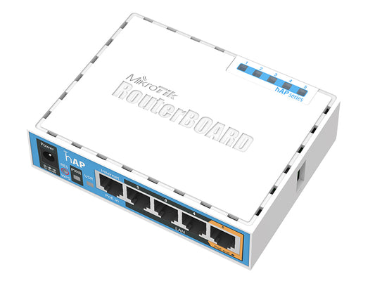 MikroTik hAP 5 Port Ethernet 300Mbps WiFi 4 Router
