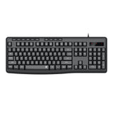 Redragon BK-7366 Full-size Ergonomic Wired Membrane Office Keyboard - Black