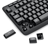 Redragon BK-7366 Full-size Ergonomic Wired Membrane Office Keyboard - Black