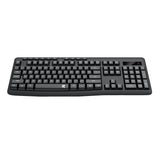 Redragon BK-7367 Full-size Ergonomic Wireless Membrane Office Keyboard - Black