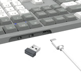 Redragon BK-7485 Wireless Office Keyboard - Grey