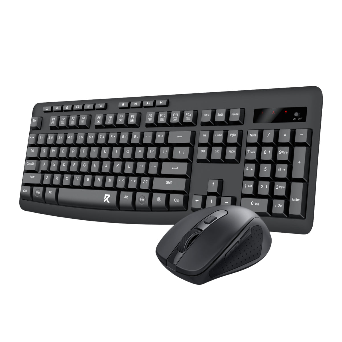 Redragon BS-7367-B Wireless Office Keyboard and Mouse Combo - Black