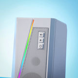 Redragon GS20W ANVIL 3W 2.0 RGB Stereo Desktop PC Speakers - White