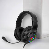 REDRAGON Over-Ear HYLAS Aux (Mic and Headset)|USB (Power Only)
RGB Gaming Headset - Black