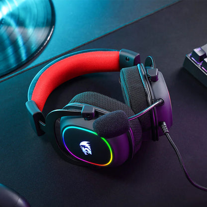 REDRAGON Over-Ear ZEUS-X USB RGB Gaming Headset - Black