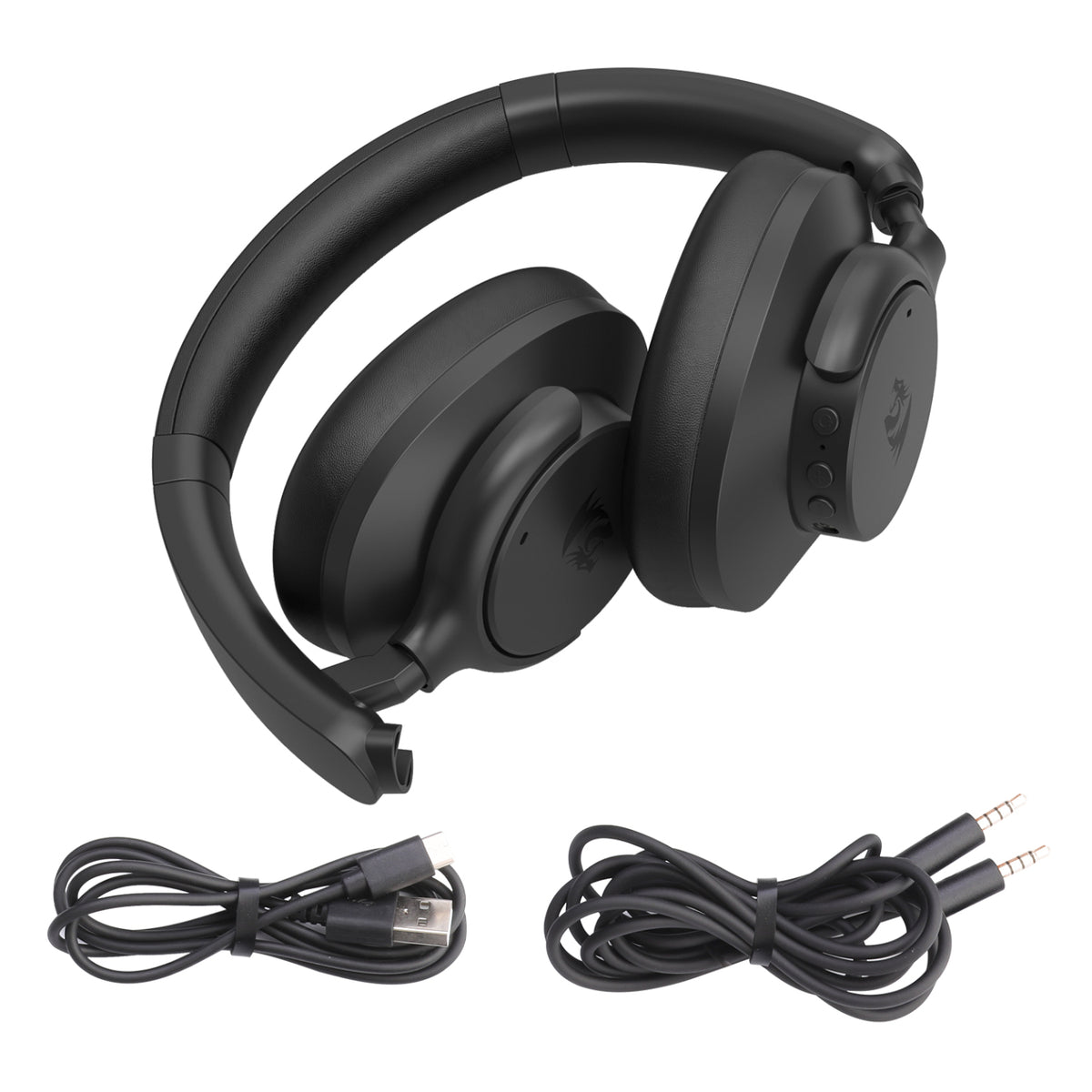 Redragon H610 VIBECORE ANC Bluetooth Wireless Over-ear Headphones - Black