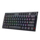 REDRAGON Horus Mini 61Key Red Switch RGB Low Profile Gaming Mechanical Keyboard - Black