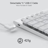 Redragon K632 HORUS Mini 60% RGB Wired Gaming Keyboard – White