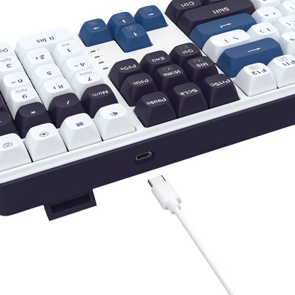 Redragon K689 WYVERN RGB Wired Mechanical Keyboard - White/Black
