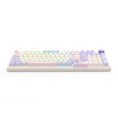 Redragon K768 EISA 100 RGB Wireless Gaming Keyboard - Lilac