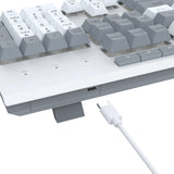 Redragon S151 Wired RGB Gaming Keyboard and Mouse Combo - White and Grey