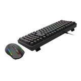 Redragon S162 RGB 3-Mode Wireless Mechanical Gaming Keyboard and Mouse Combo - Black