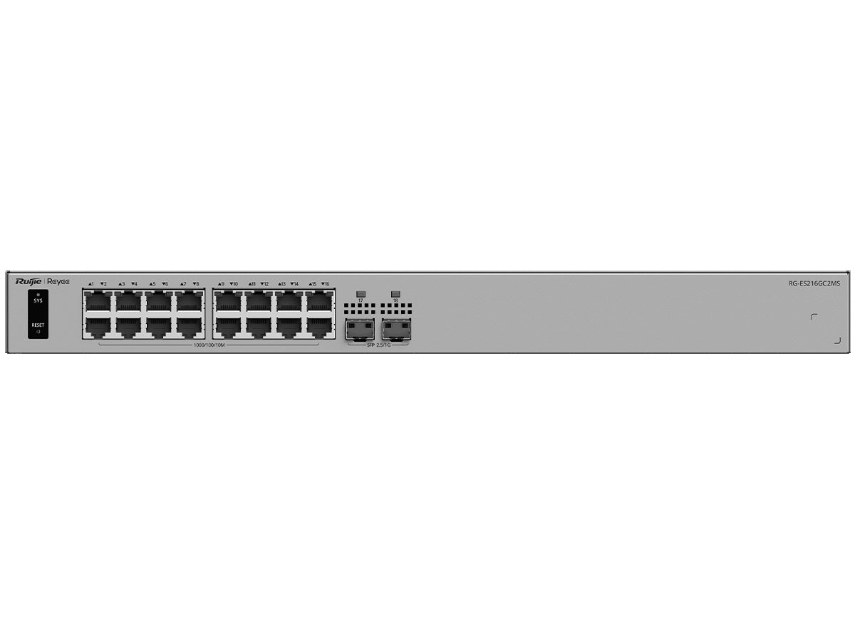 Reyee 16 Port Gigabit 2x 2.5G SFP Smart Managed Switch
