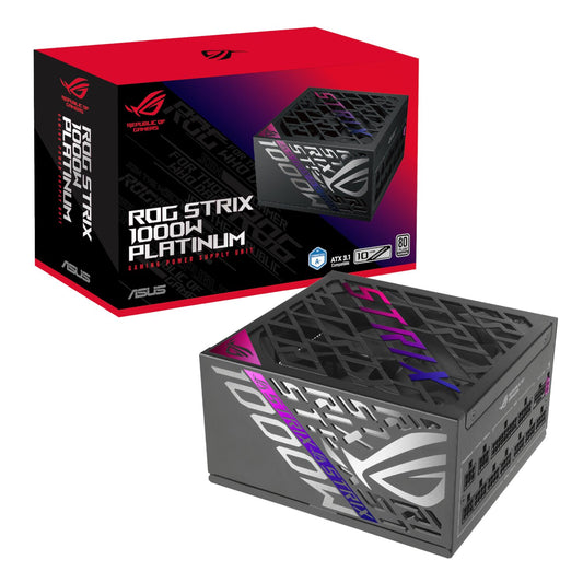 ASUS ROG STRIX 1000W 80 PLUS Platinum ATX 3.1 Fully-Modular Power Supply