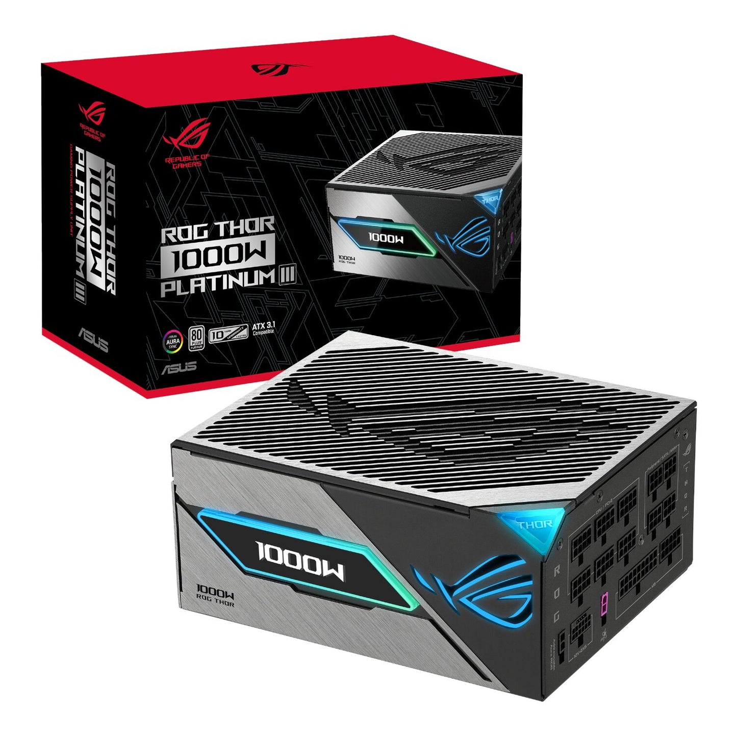 ASUS ROG Thor 1000W Platinum III 80PLUS Gold Modular Power Supply