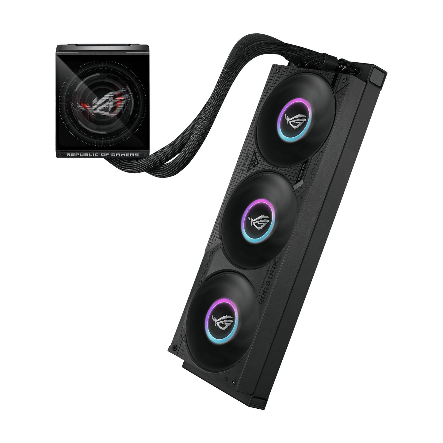 Asus ROG Strix LC IV 360 ARGB LCD Liquid Cooler - Black