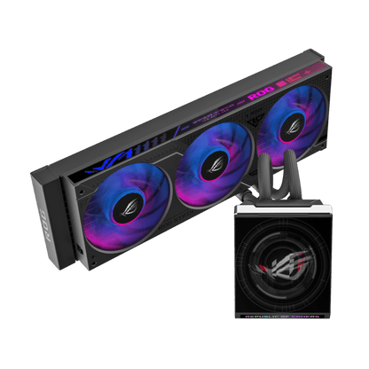 ASUS ROG Strix SLC IV 360 ARGB LCD Liquid CPU Cooler - Black