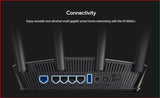 ASUS RT-BE82U Wi-Fi 7 Dual-Band 2.5GbE Router - Black