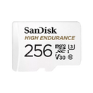 Sandisk High Endurance 256GB Class 10 MicroSDXC Card with Adapter