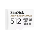 Sandisk High Endurance 512GB Class 10 MicroSDXC Card with Adapter