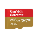 SanDisk Extreme microSDXC 256GB UHS-I Card for 4K Video