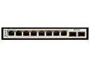 Scoop 8 Port Gigabit PoE 96W 2SFP Switch