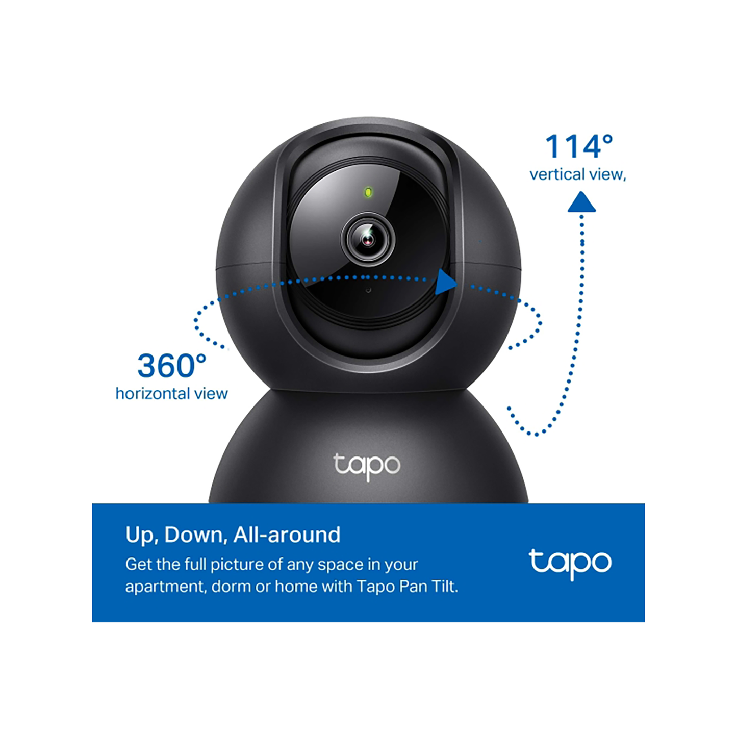 TP-Link TAPO C201 Pan/Tilt Home Security Wi-Fi Camera