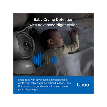 TP-Link TAPO C201 Pan/Tilt Home Security Wi-Fi Camera