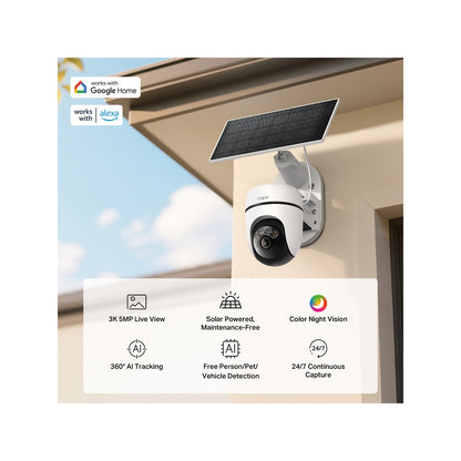 TP-Link TAPO C630 Solar Pan/Tilt Security Camera Kit