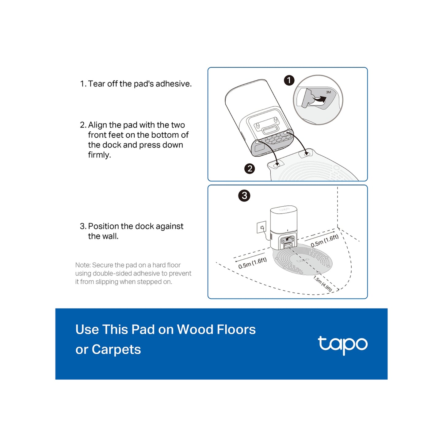 TP-Link TAPO RVA411 Tapo Robot Vacuum Waterproof Mat