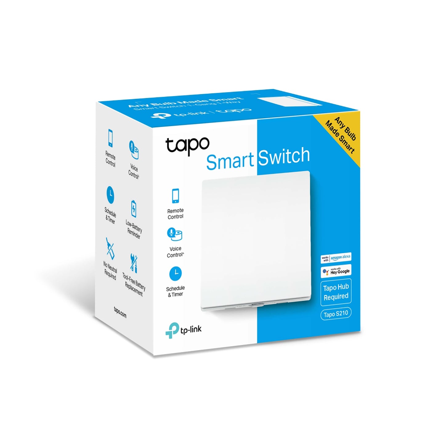 TP-Link TAPO S210 1-Gang 1-Way Smart Light Switch