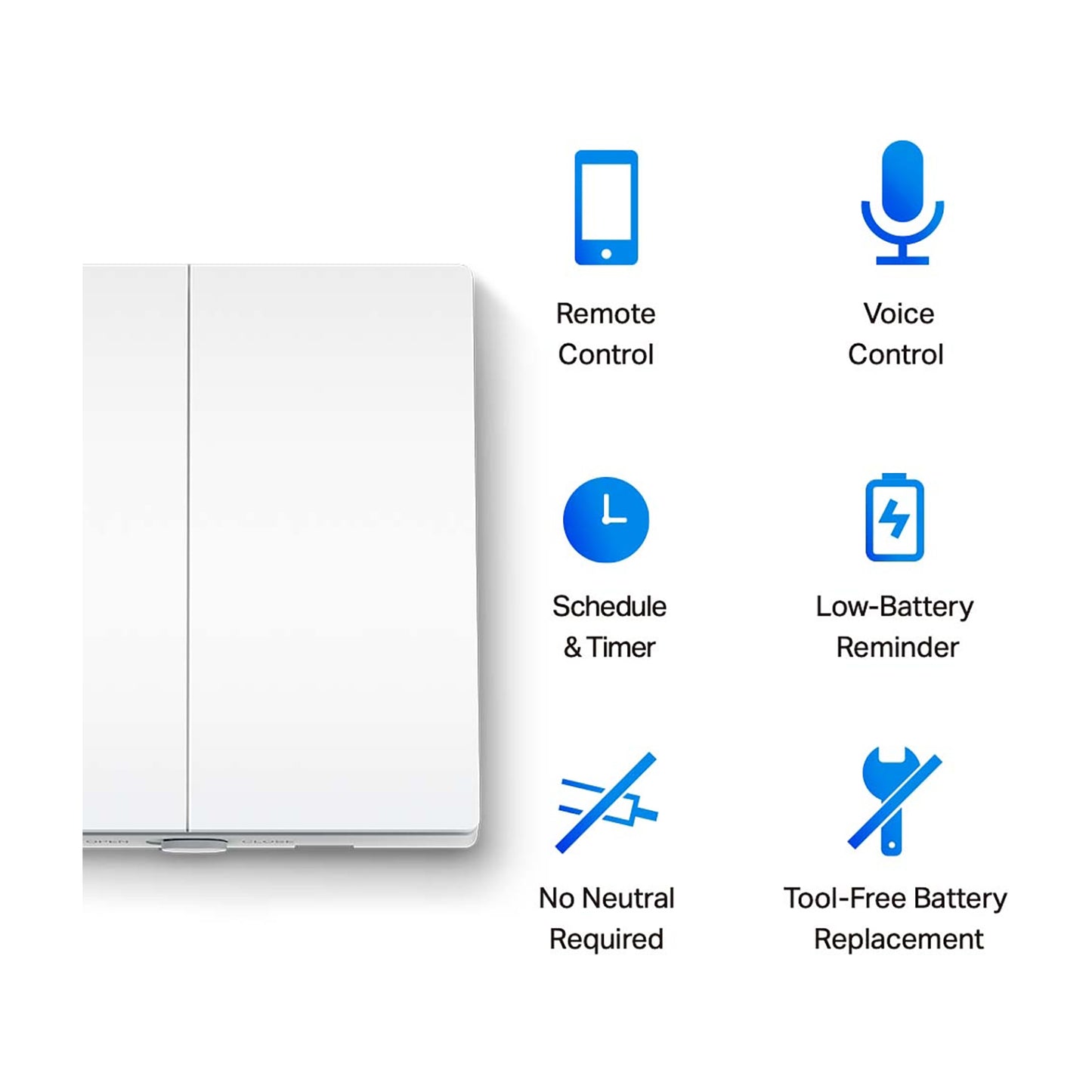 TP-Link TAPO 2-Gang- 1-Way Smart Light Switch