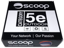 Scoop 100m Box Cat5e Outdoor FTP CCA Cable